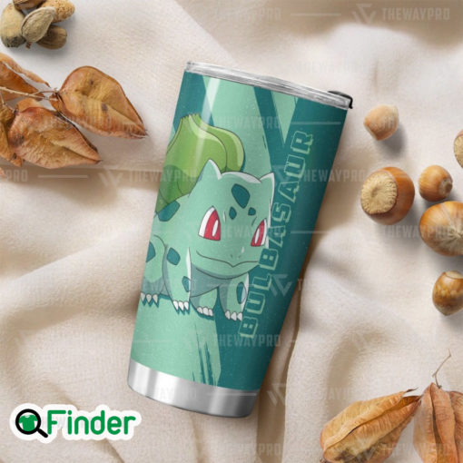 Pokemon Starter Grass Type Bulbasaur Custom Tumbler