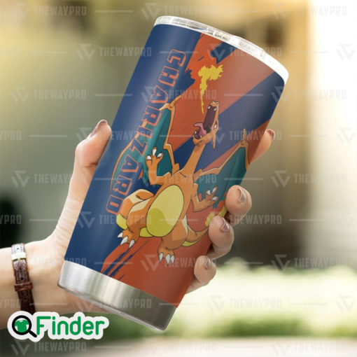 Pokemon Starter Kanto Fire Type Charizard Custom Tumbler