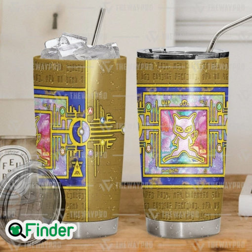 Pokemon Trading Card Ancient Mew Custom Tumbler