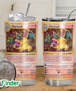 Pokemon Trading Card Charizard Custom Tumbler