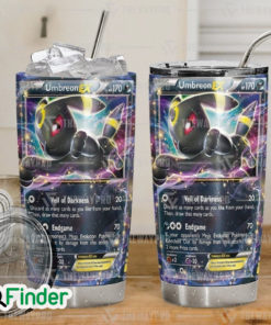 Pokemon Trading Card Dark Type Umbreon EX Custom Tumbler