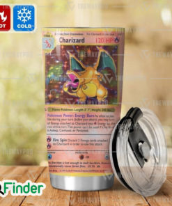 Pokemon Trading Card Game Charizard Custom Tumbler