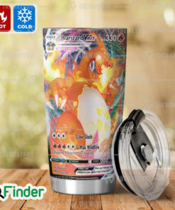 Pokemon Trading Card Game Charizard VMAX Gigantamax Custom Tumbler