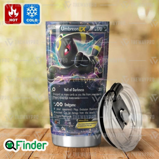 Pokemon Trading Card Game Dark Type Umbreon EX Custom Tumbler