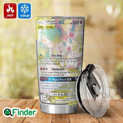 Pokemon Trading Card Game Fairy Type Gardevoir Sylveon GX Custom Tumbler