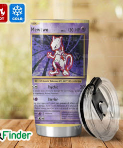 Pokemon Trading Card Game Legendary Pokemon Mewtwo Custom Tumbler