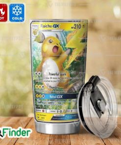 Pokemon Trading Card Game Raichu GX Custom Tumbler