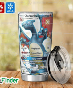 Pokemon Trading Card Game Shiny Charizard GX Custom Tumbler