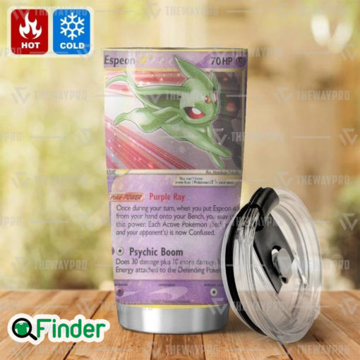 Pokemon Trading Card Game Shiny Espeon Custom Tumbler