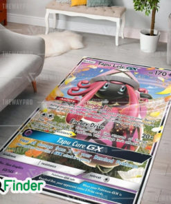 Pokemon Trading Card Tapu Lele GX Guardians Rising Custom Rug