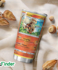 Pokemon Trading Cards Arcanine Custom Tumbler