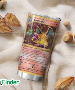 Pokemon Trading Cards Charizard Custom Tumbler