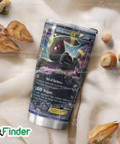 Pokemon Trading Cards Dark Type Umbreon EX Custom Tumbler