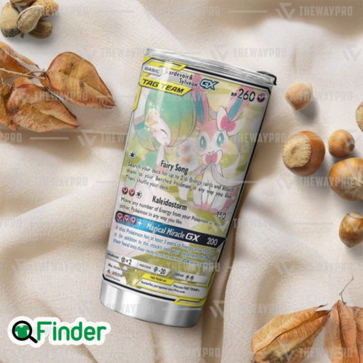 Pokemon Trading Cards Fairy Type Gardevoir Sylveon GX Custom Tumbler