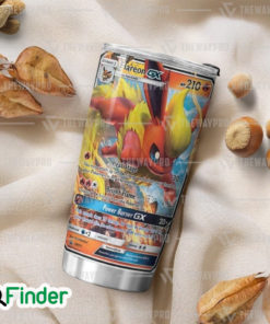 Pokemon Trading Cards Flareon GX Custom Tumbler