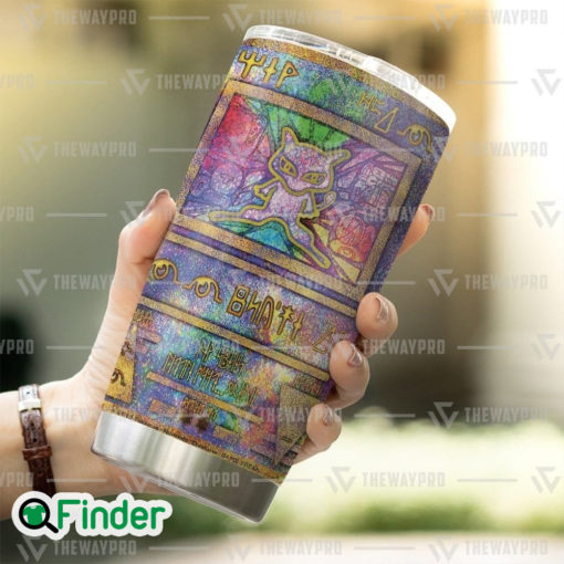 Pokemon Trading Cards Game Ancient Mew Holo Custom Tumbler