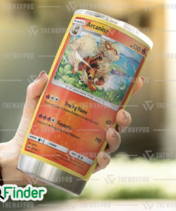 Pokemon Trading Cards Game Arcanine Custom Tumbler