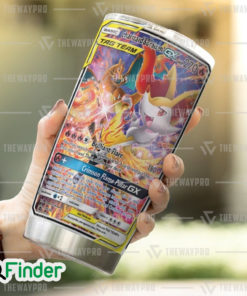 Pokemon Trading Cards Game Charizard Braixen GX Custom Tumbler