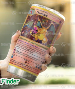 Pokemon Trading Cards Game Charizard Custom Tumbler