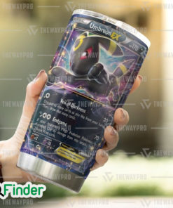 Pokemon Trading Cards Game Dark Type Umbreon EX Custom Tumbler