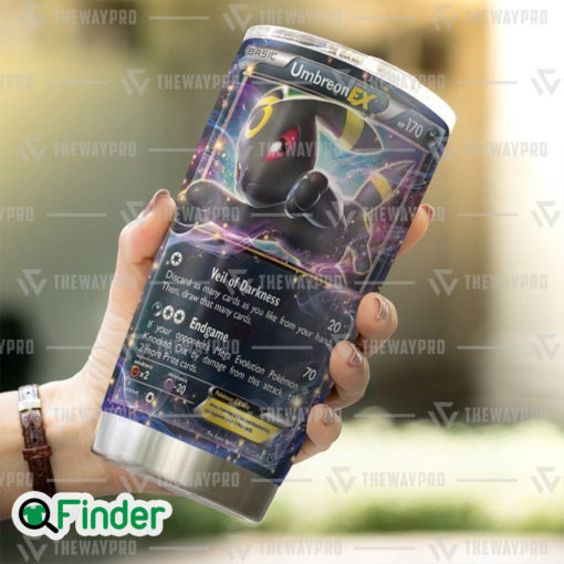 Pokemon Trading Cards Game Dark Type Umbreon EX Custom Tumbler