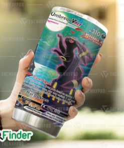 Pokemon Trading Cards Game Dark Type Umbreon VMAX Dynamax Custom Tumbler