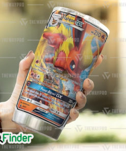 Pokemon Trading Cards Game Flareon GX Custom Tumbler