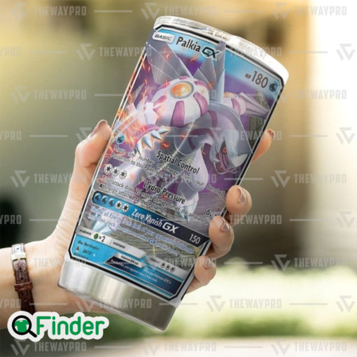 Pokemon Trading Cards Game Legendary Pokemon Legends Arceus Palkia GX Custom Tumbler