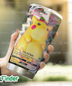 Pokemon Trading Cards Game Pikachu VMAX Gigantamax G max Volt Tackle Custom Tumbler