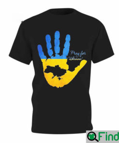 Pray For Ukraine Support Ukraine Stop Putin Stop War Ukraine Flag T Shirt