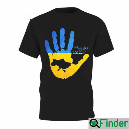 Pray For Ukraine Support Ukraine Stop Putin Stop War Ukraine Flag T Shirt