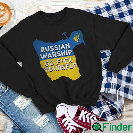 Russian Warship Go F Yourself Sweatshirt For Support Ukraine