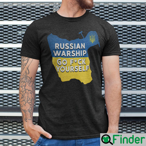 Russian Warship Go F Yourself T Shirt For Support Ukraine