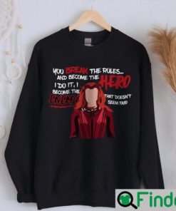 Scarlet Witch 2022 Marvel Multiverse Of Madness Wanda Maximoff Sweatshirt