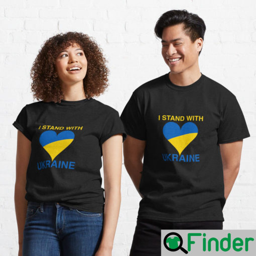 Stand With Ukraine Heart T Shirt