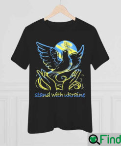 Stand With Ukraine Ukraine Freedom And Peace Dove Shirt