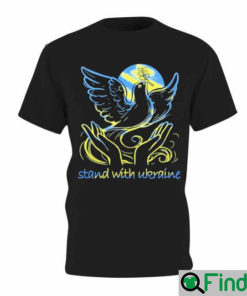 Stand With Ukraine Ukraine Freedom And Peace Dove T Shirt