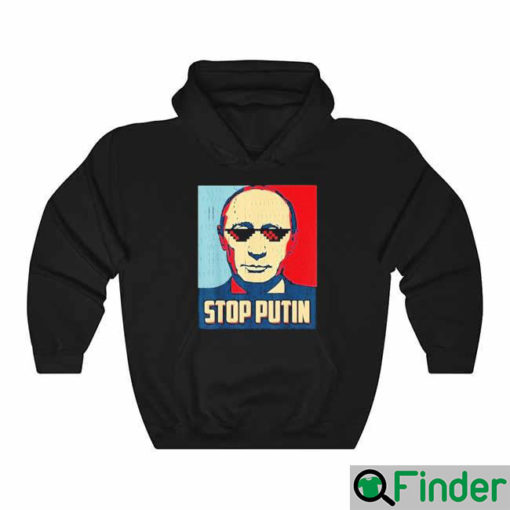 Stop Putin Peace For Ukraine Support Ukraine Hoodie