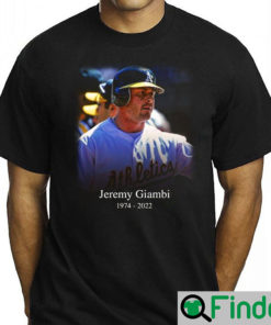 Thank You For The Memories Jeremy Giambi 1974 2022 Shirt