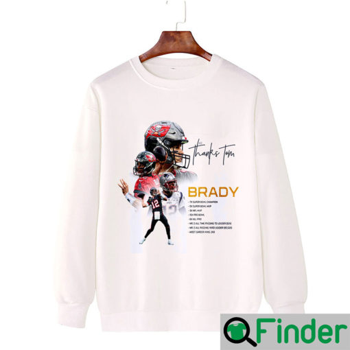 Thank You Tom Brady 7 Super Bowl Champion SweatShirt