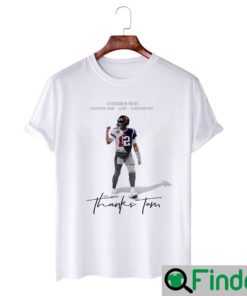 Thank You Tom Brady Memories T Shirt