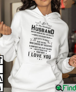 To My Wonderful Husband Who Has Shown Me What Love Really Is Hoodie