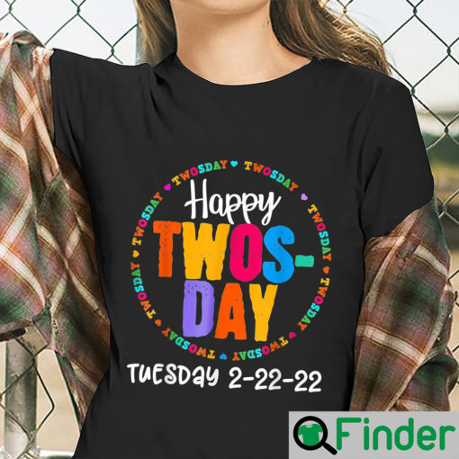 Twosday Tuesday February 22nd 2022 Happy 2nd grader T Shirt