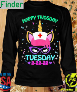 Unicorn Nurse Twosday 2 22 22 Tuesday February 22nd 2022 Long Sleeve