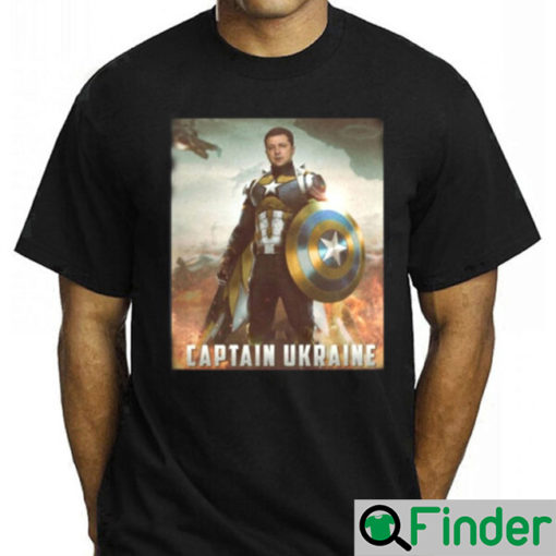 Volodymyr Zelensky Captain Ukraine T Shirt