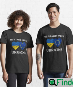 We Stand With Ukraine Europe Support Shirt