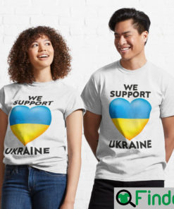 We Support Ukraine Pray For Classic T Shirt