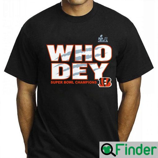 Who Dey Bengals Super Bowl LVI Champions Shirt