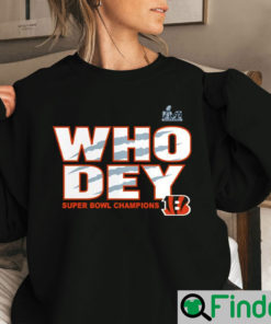 Who Dey Bengals Super Bowl LVI Champions Sweatshirt