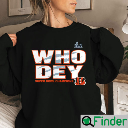 Who Dey Bengals Super Bowl LVI Champions Sweatshirt